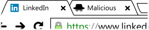 (a Malicious website is opened on another tab)