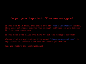 WannaCrypt0r, WannaCry