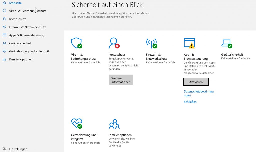 Das Windows 10-Sicherheitscenter: Alle wichtigen Schutzeinstellungen im Griff - in-post