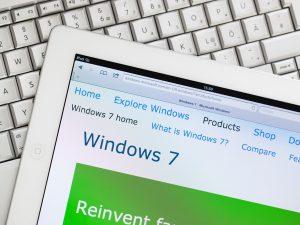 Windows 7 device with keyboard