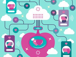 Dating apps: illustration