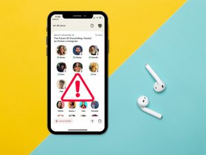 Clubhouse app on iPhone