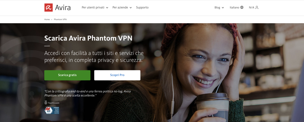 Avira Phantom VPN