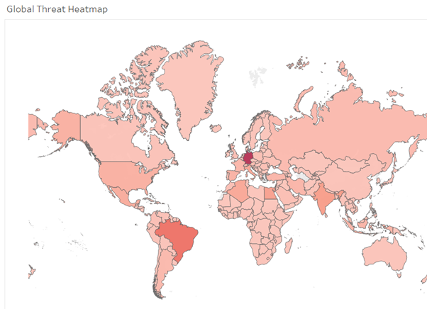Figure 40: Distribution of "Android" threats in the top 5 countries Figure 40: Distribution of "Android" threats in the top 5 countries