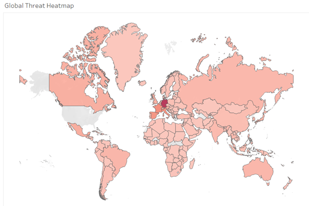 Figure 58 - Top countries targeted by macOS threats Figure 58 - Top countries targeted by macOS threats