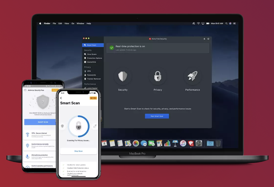 Avira Free Antivirus for Android and iOS