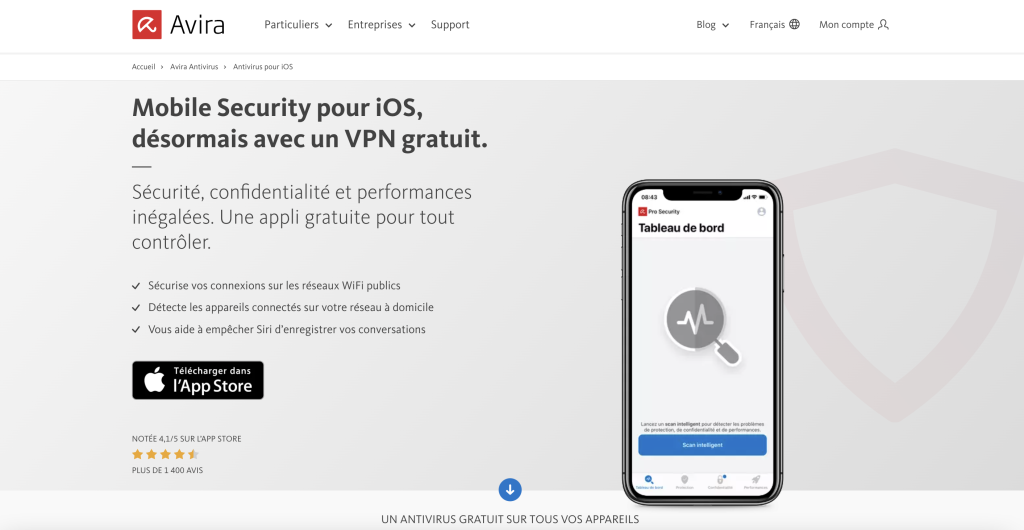 Pourquoi n’y a-t-il pas de scanner de virus pour iPhone ? Avira Mobile Security pour iOS