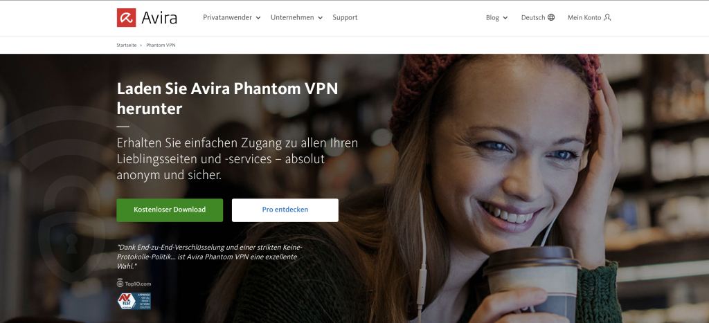 Avira Phantom VPN