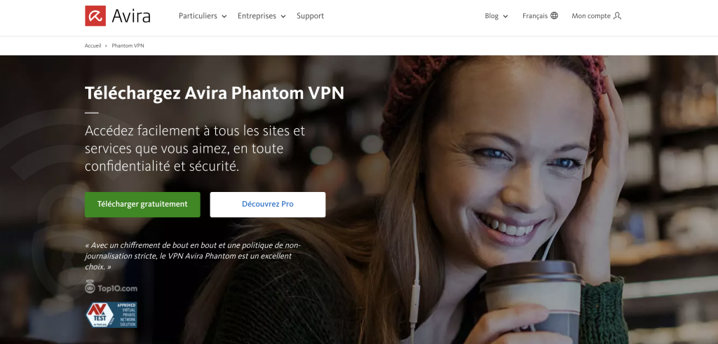 Attaques de type Man-in-the-middle (MITM) Avira Phantom VPN