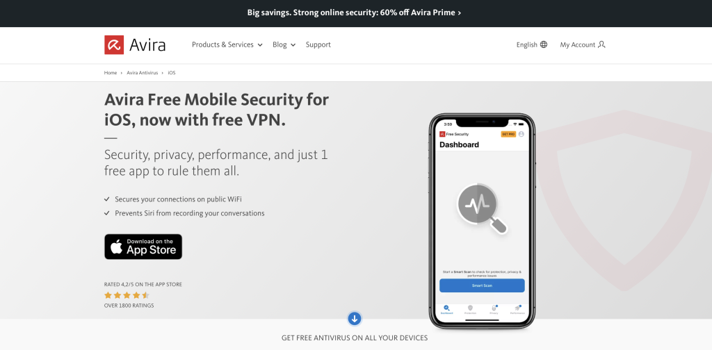 Avira Mobile Security for iOS — free protection and optimized performance for your iPhone and iPad