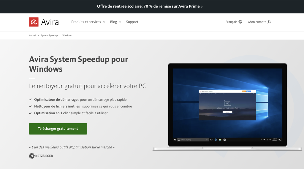 Clonage de votre disque dur : voici comment procéder Avira System Speedup