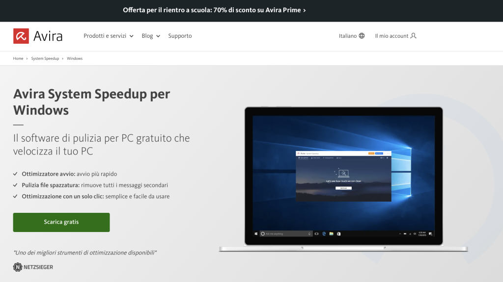 Velocizzare il computer portatile: ecco cosa devi fare Velocizza il tuo computer portatile con Avira System Speedup