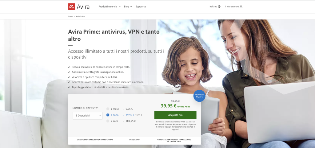 Aggiorna i tuoi driver per una maggiore sicurezza, velocità e stabilità Avira Prime
