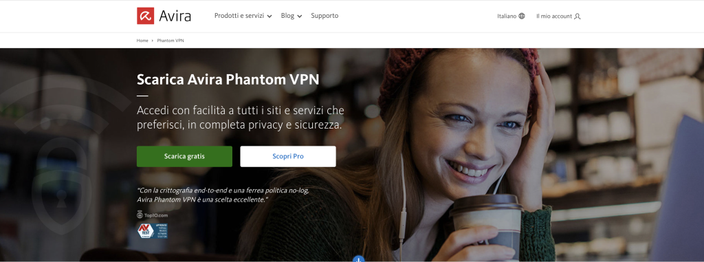 Avira Phantom VPN