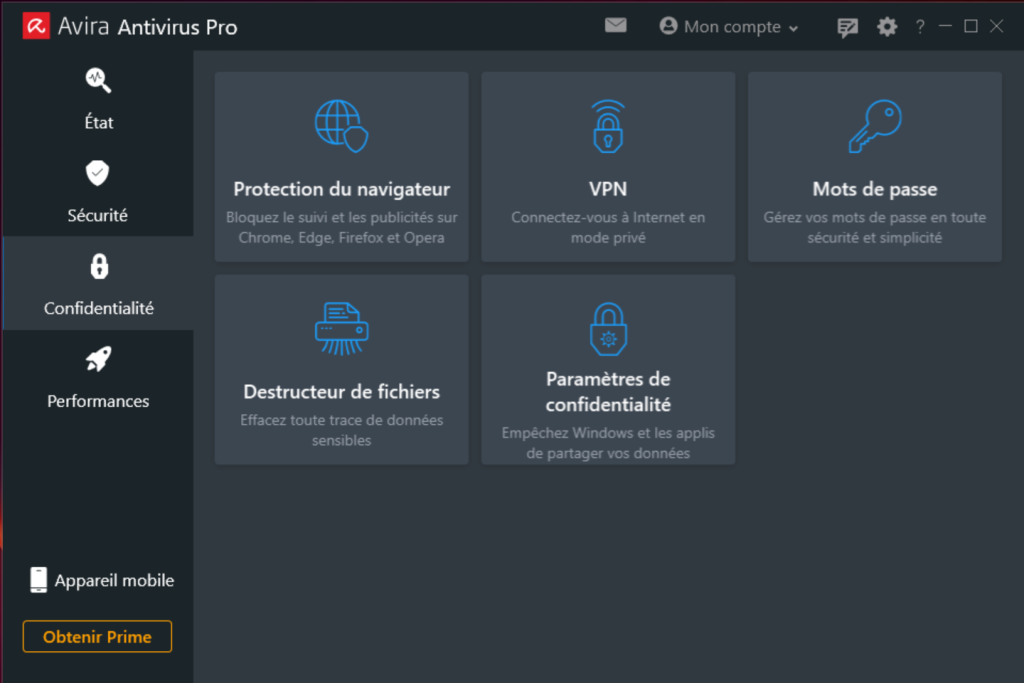Attaques de type Man-in-the-middle (MITM) Avira Antivirus Pro avec un VPN inclus