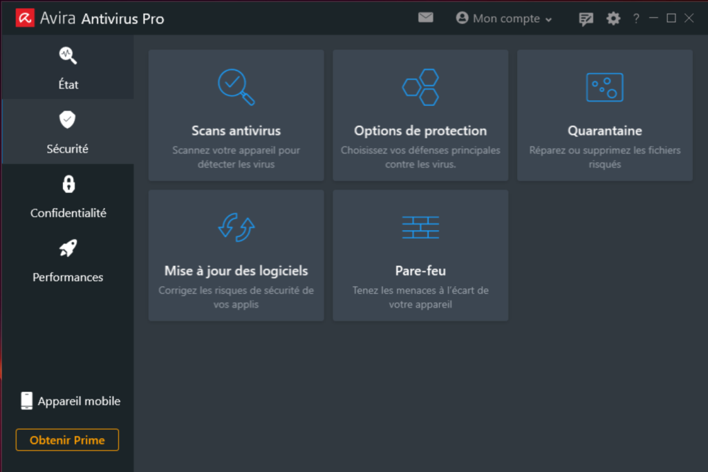 Protection pour votre PC Windows : Avira Internet Security