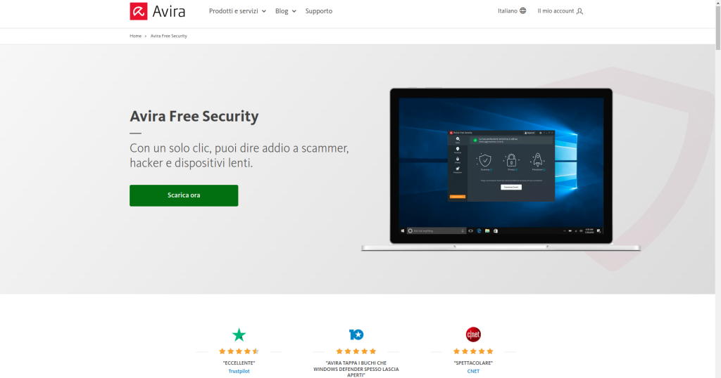 Come reimpostare e recuperare una password dimenticata in Windows Avira Free Security