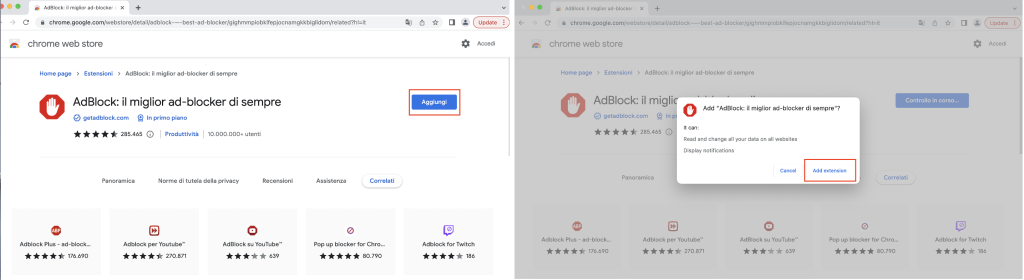 AdBlock per Chrome