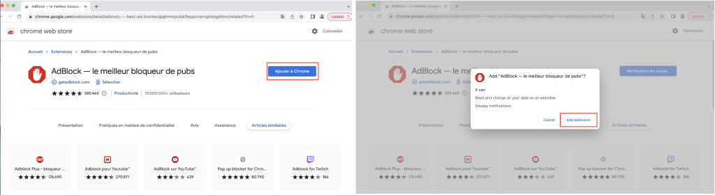 AdBlock pour Chrome