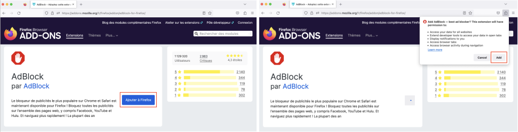 AdBlock pour Firefox 