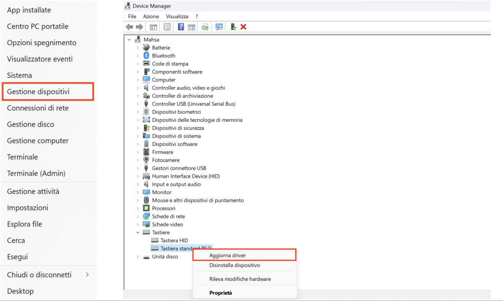 Aggiornamenti dei driver di Windows 11
