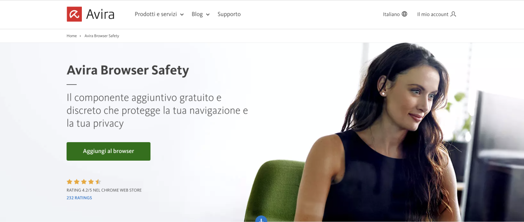 Vuoi bloccare le pubblicità nel tuo browser? Avira Browser Safety