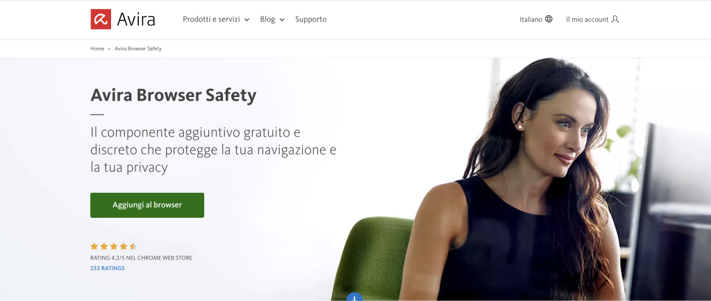 Componente aggiuntivo Avira Browser Safety