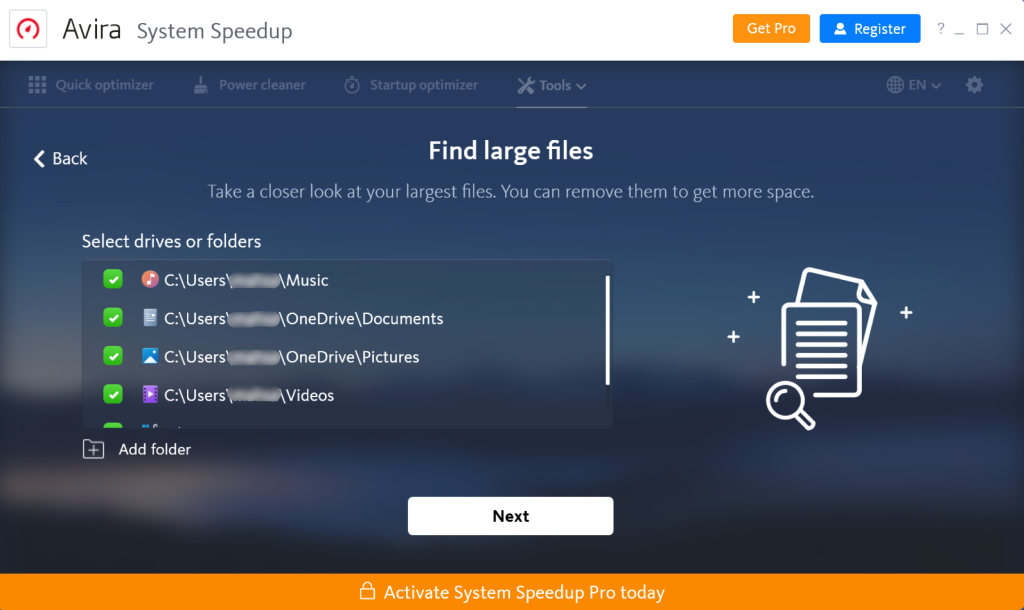 Cleanup your PC: For a zippy Windows laptop or PC Avira System Speedup analyzes and checks drives and files on your Windows PC or laptop
