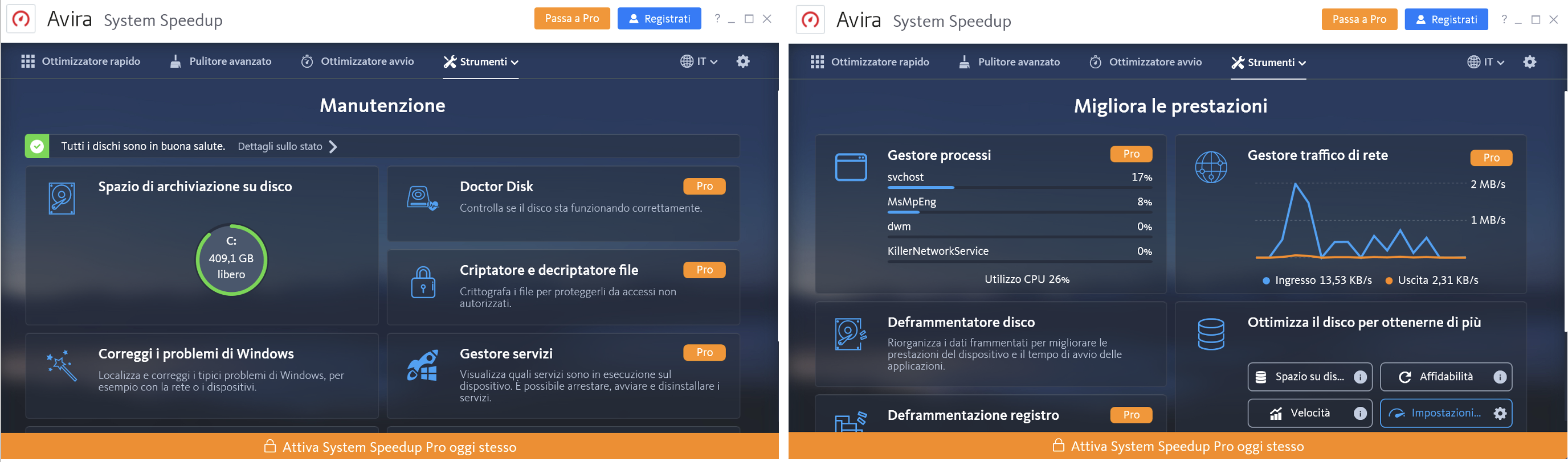 Avira System Speedup per Windows