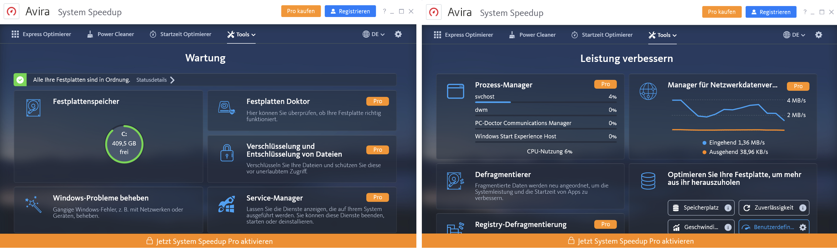 Hilfe zur Behebung von 100 % Festplattennutzung in Windows 11: So geht's! Avira System Speedup für Windows