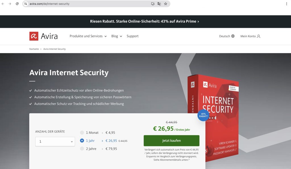 Avira Internet Security