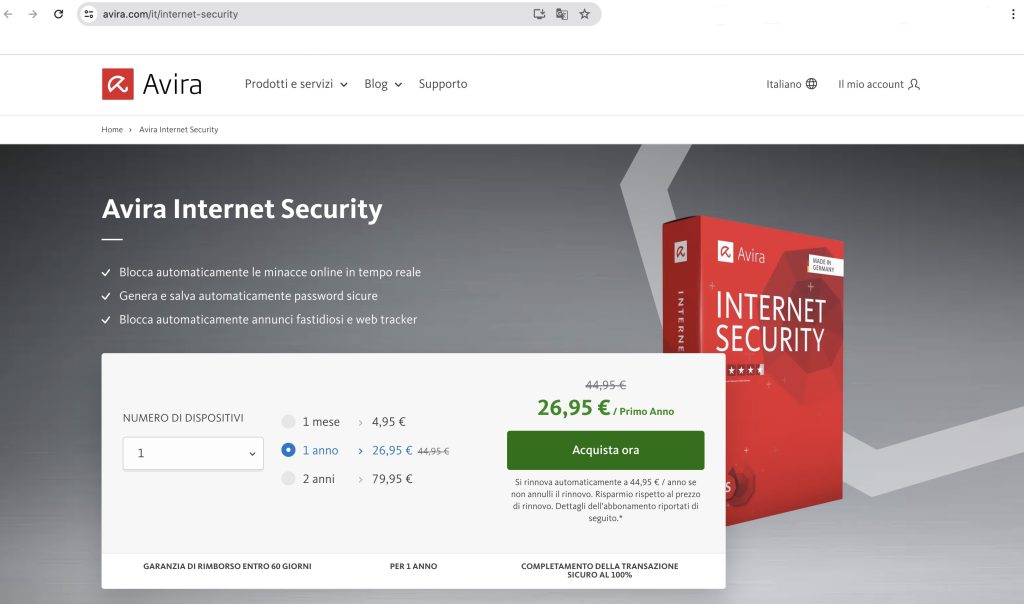 Tutto quello che devi sapere sulla protezione dei documenti con una password Avira Internet Security