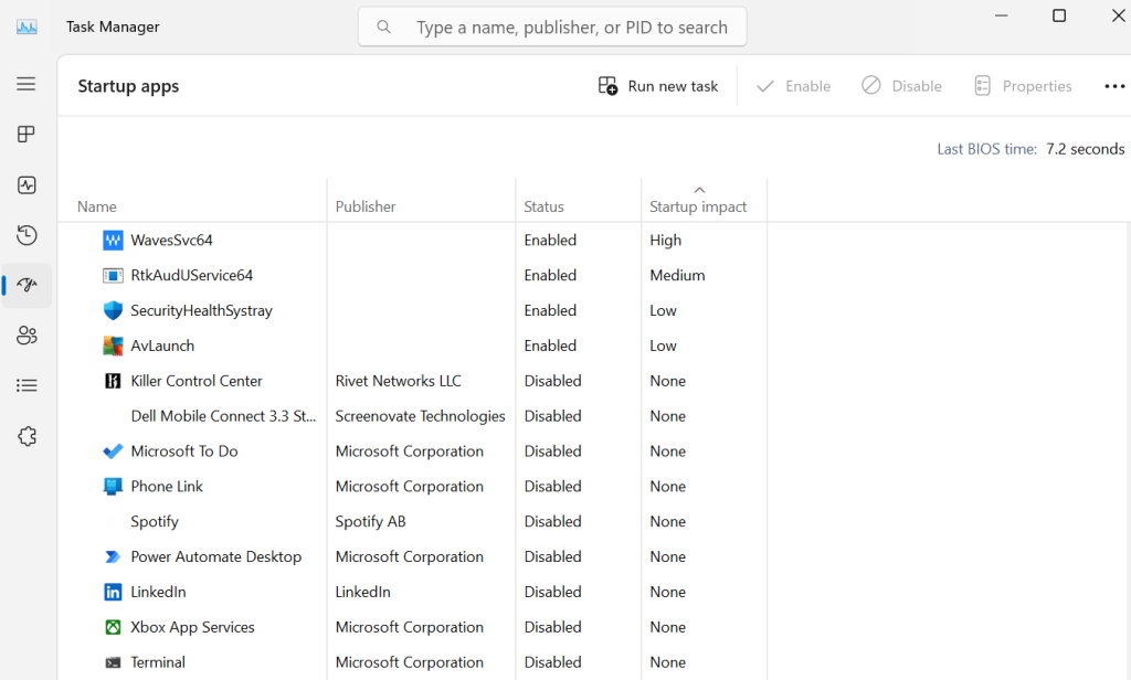 Startup programs slow down your laptop and PC