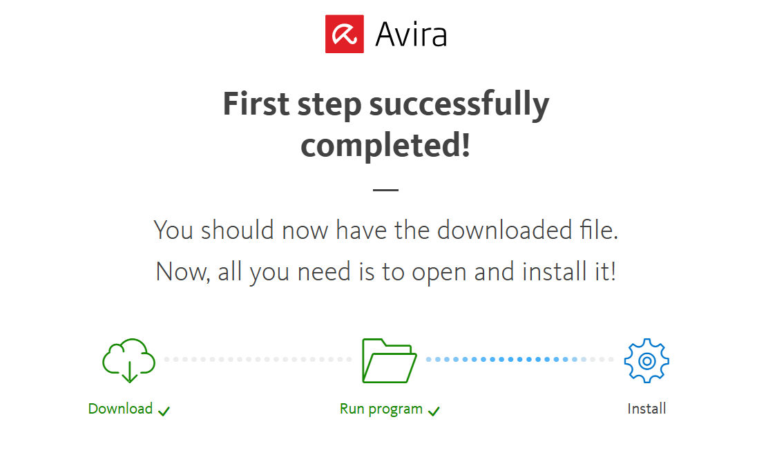 Notifica visualizzata quando si scarica Avira Phantom VPN.