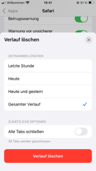 Istruzioni passo passo: cancellazione della cache di Safari sull’iPhone
