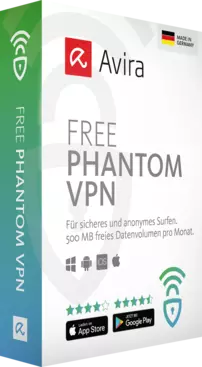 Avira Free Phantom VPN Boxshot