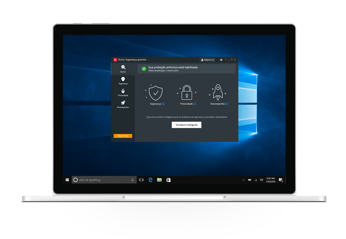 Antivírus gratuito para Windows para a melhor proteção em tempo real
