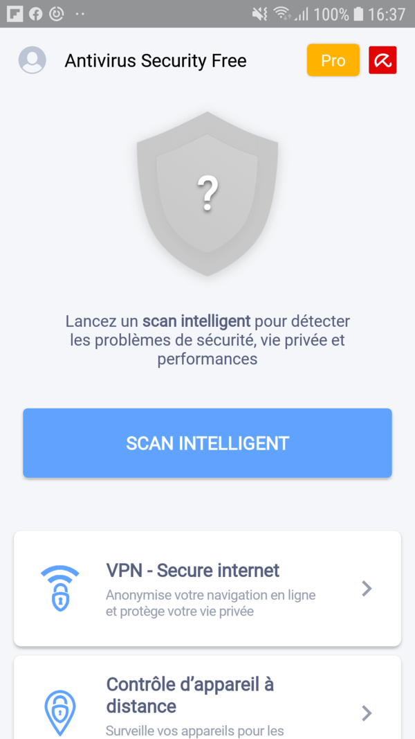 Avira Antivirus Security pour Android