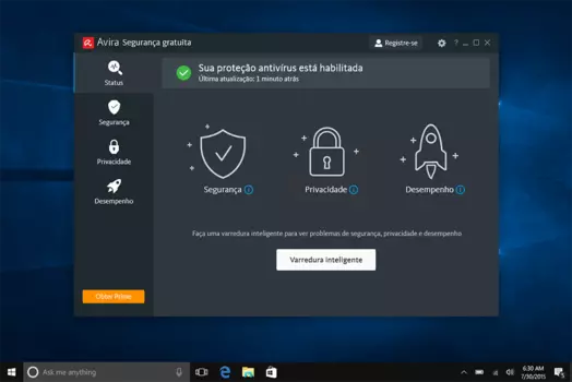 melhor antivírus grátis 2021 Avira Free Antivirus