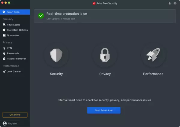 Avira Free Security for Mac Product Screenshot